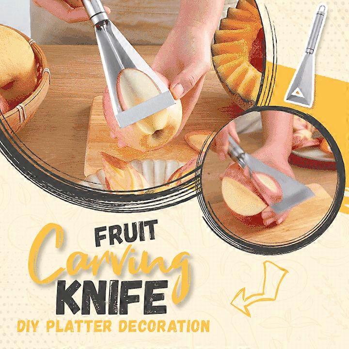 Fruit Carving Knife DIY Platter Decoration Potato Apple Carrot Fruit Peeler Stainless Steel Household Knife Planing Knife