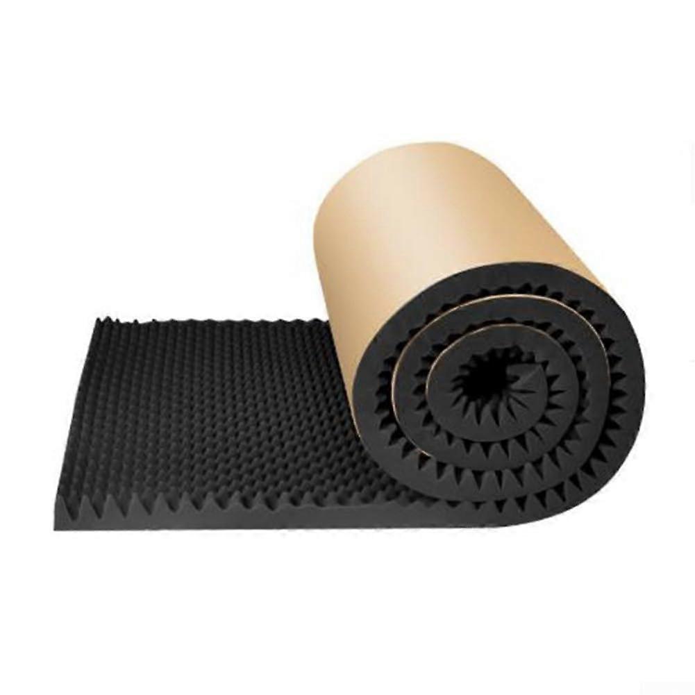 Acoustic foam mats for sound insulation and energy efficiency in studios and vehicles