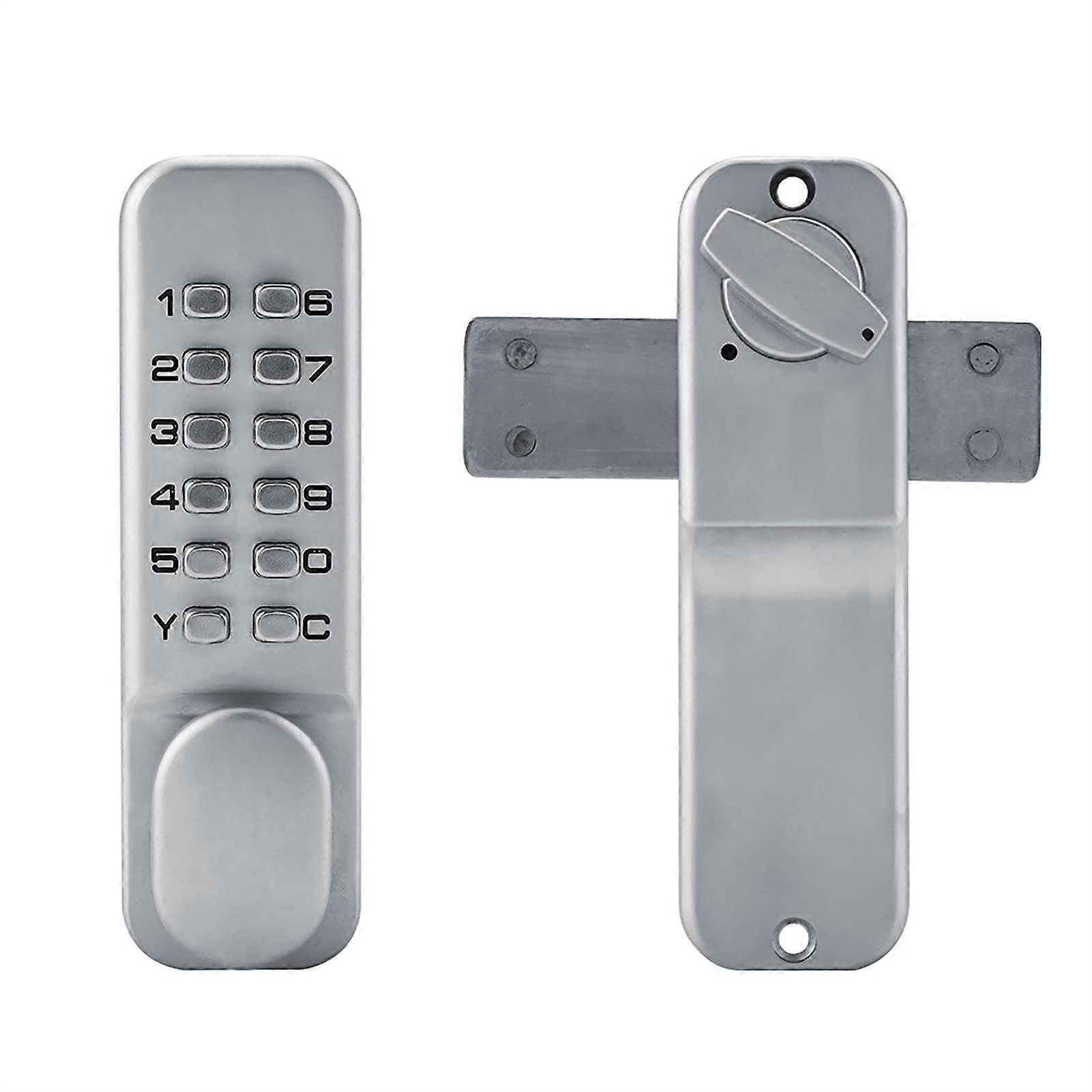 11digit combination lock password digital code lock zinc alloy security door lock with reset button for office doors interior doors rental doors