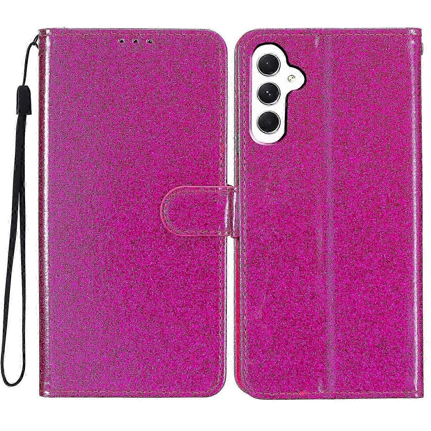 Glitter Powder Flip Leather Phone Case