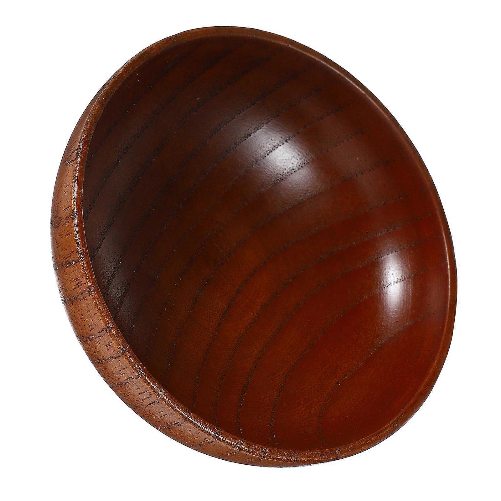 Wooden Round Dip Bowl for Sauce Compact Soy Sauce Dish with Smooth Surface, Portable Snack Holder for Mustard and Kitchen Dipping Use