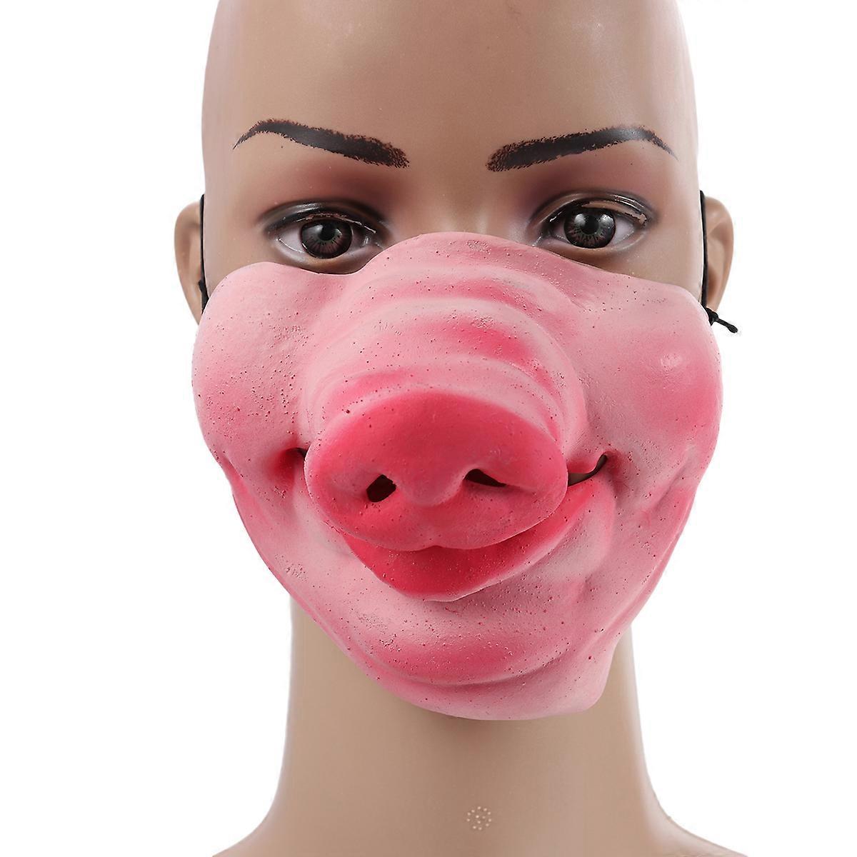 Funny Half Face Mask Accessory for Role Play, Suitable for Adult Events and Gatherings