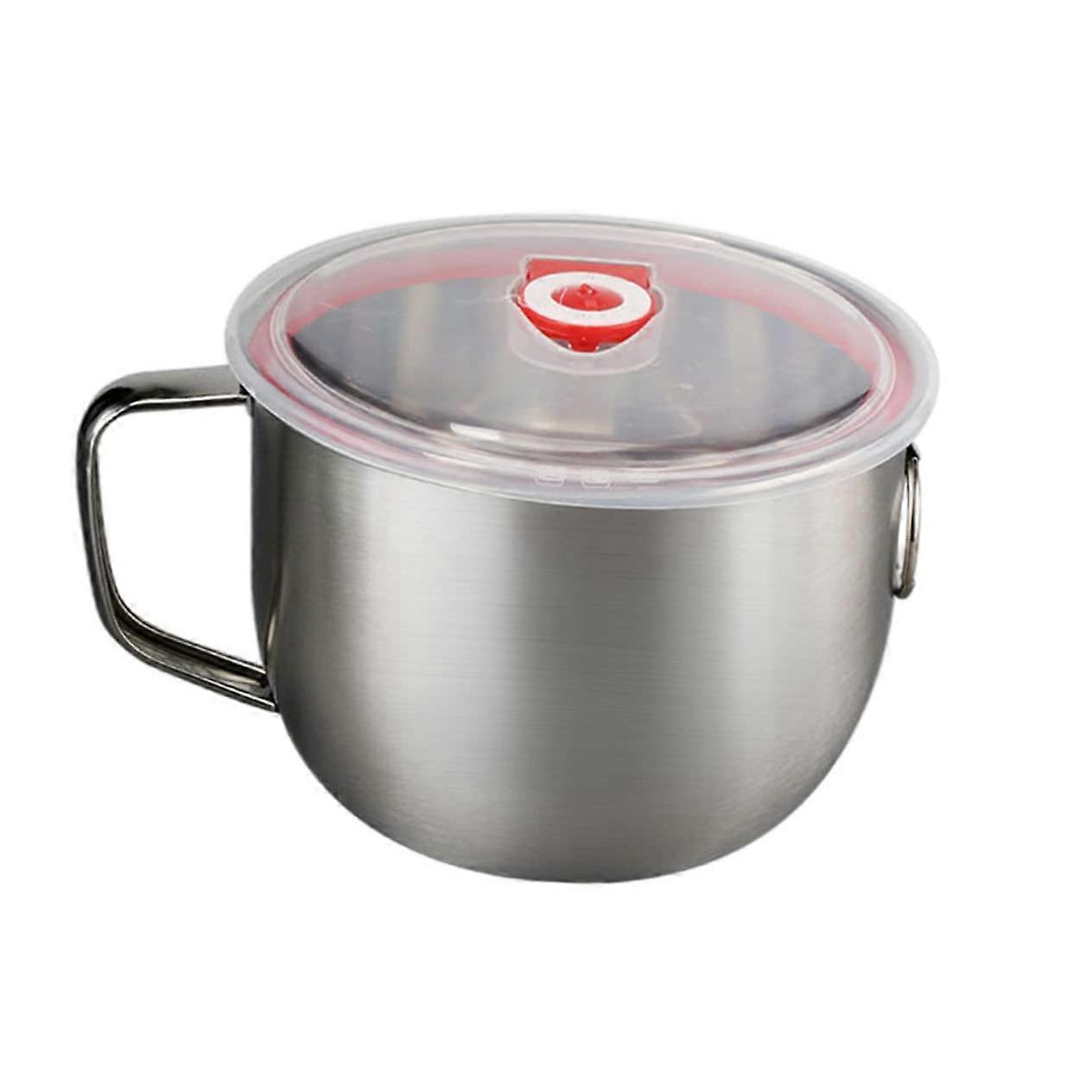 Instant Noodle Bowl With Lid Durable Lightweight For Rice Soup And Snacks For Students At Home Office And On The Go