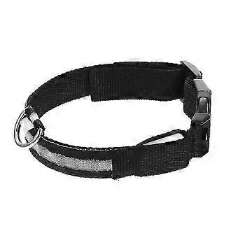 31X3x1cm Black Pet Collars & Harnesses Portable Led Dog Collar Wear-resistant Pet Collar Decorative