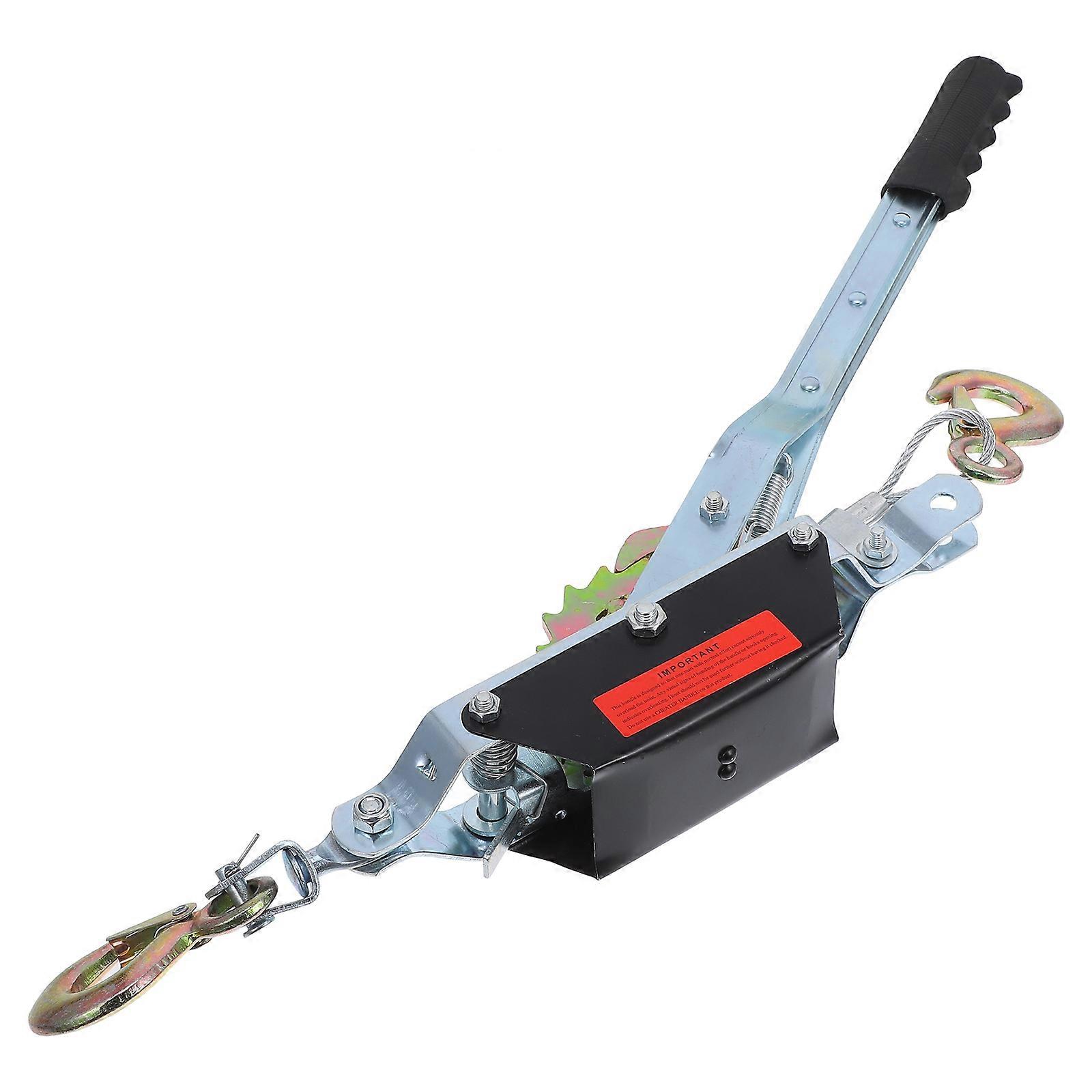 Efficient Heavy Duty Rope Puller for Tree Felling – Compact Hook Come Along Winch Tensioner, Lightweight Hand Cable Tightener for Wire and Rope