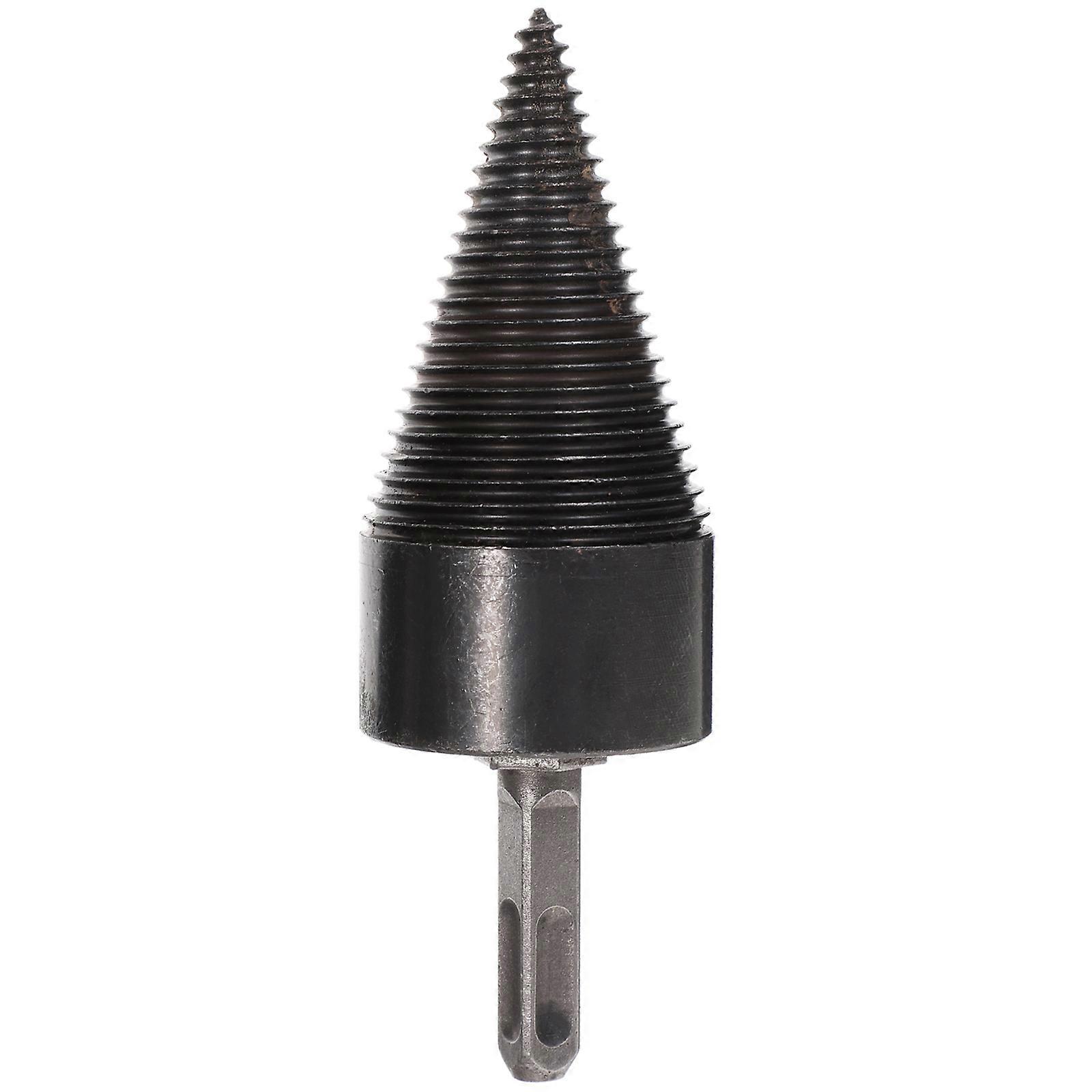 Firewood Drill Bit Designed For Woodworkers And Garden Work 30Cm Chopping Range Durable Steel 1Pcs