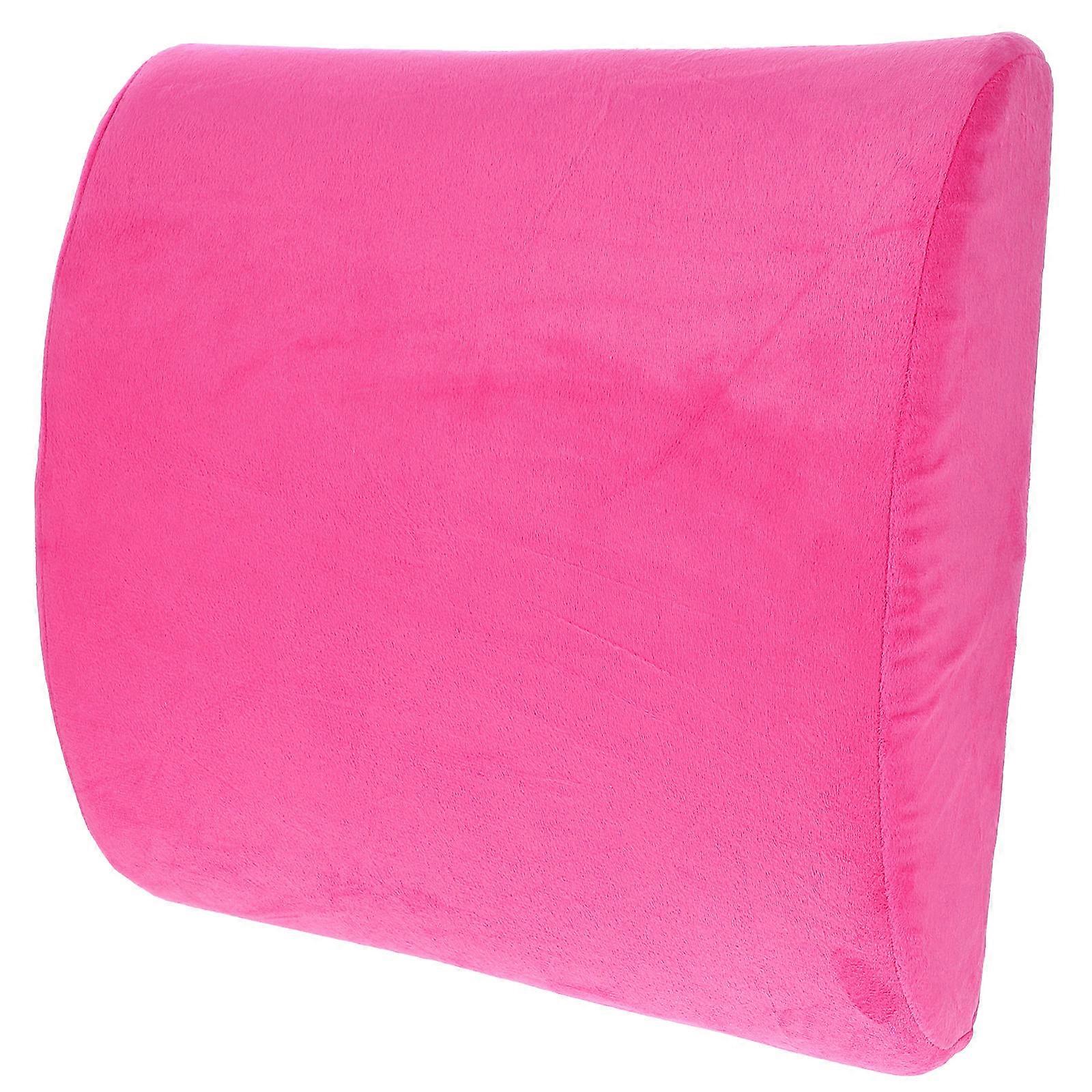 Rosy Back Support Pillow with Memory Cotton for Optimal Comfort and Pressure Distribution at Home 1pc
