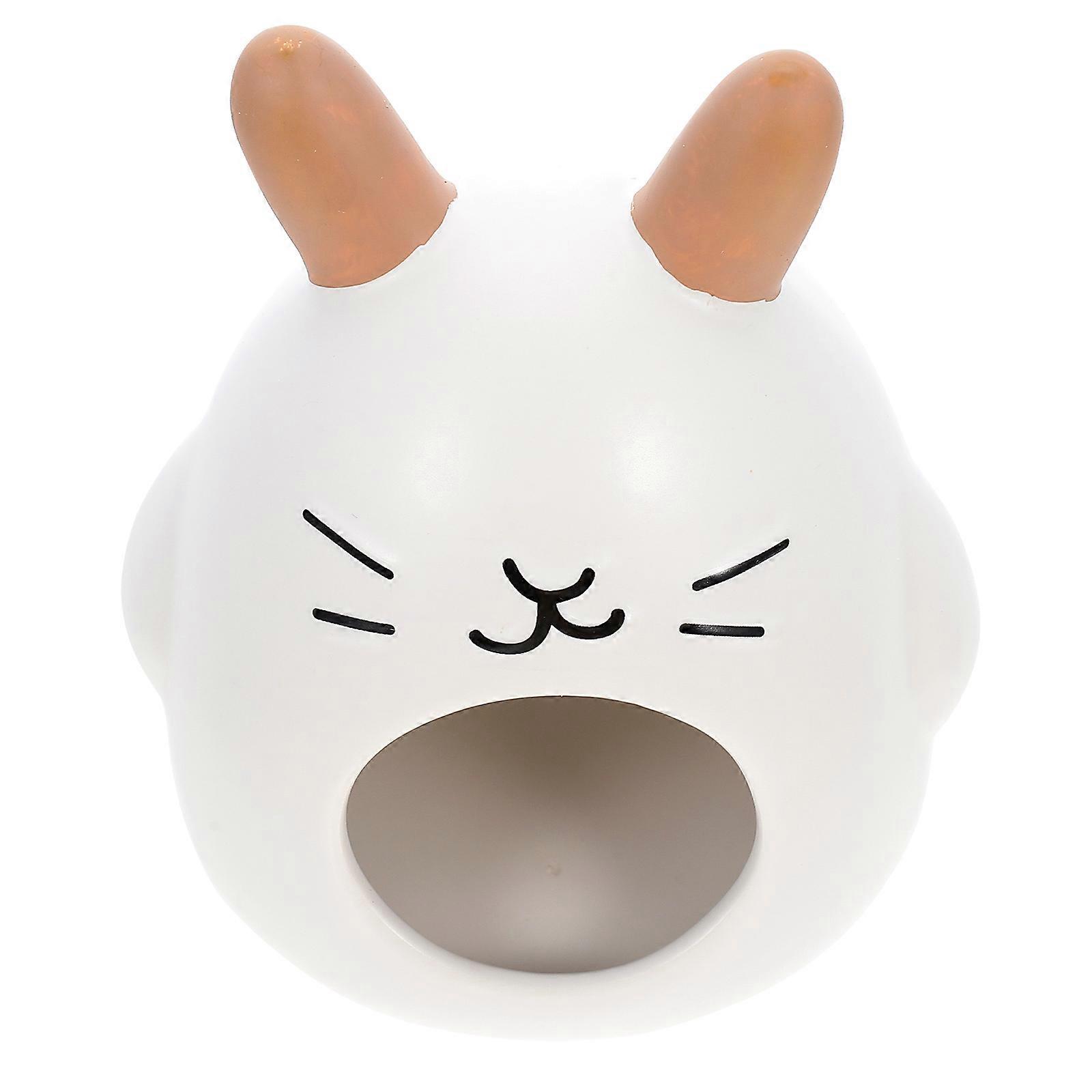 Ceramic Hamster House, Cartoon Design, Durable & Safe Material, Comfortable Hideaway for Resting and Sleeping, Suitable for Hamsters and Similar