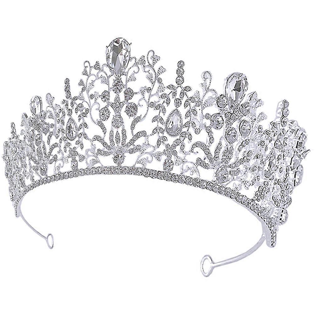 an elegant and polished product description for your **Rhinestone Bridal Tiara**:
**Elegant Rhinestone Bridal Tiara – Lightweight Crown Headband