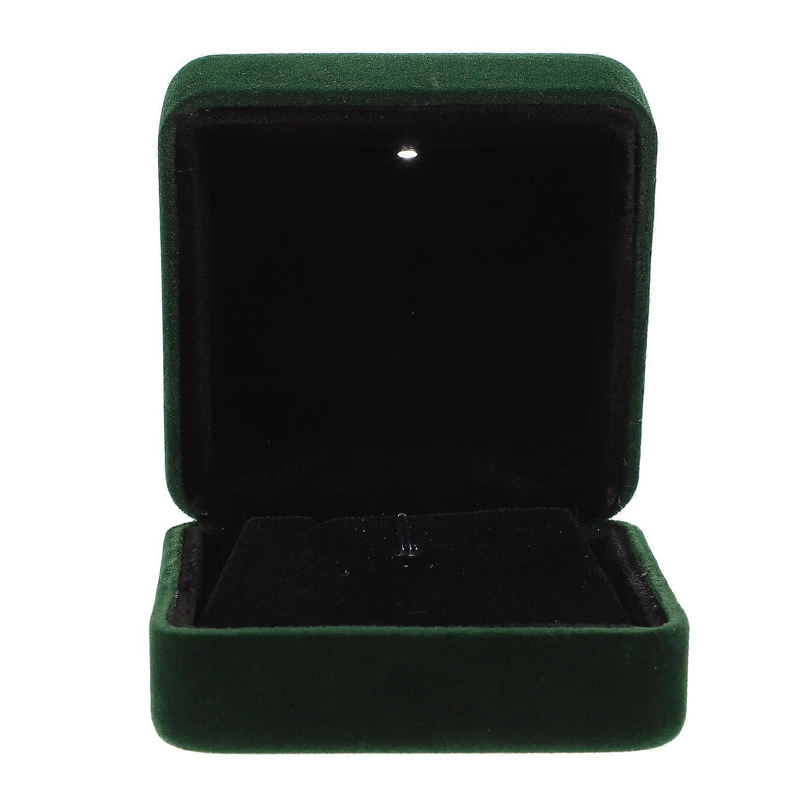 Elegant Velour Earring Box with LED Light – Stylish Jewelry Display & Storage for Earrings and Accessories, Soft Protection & Premium Design