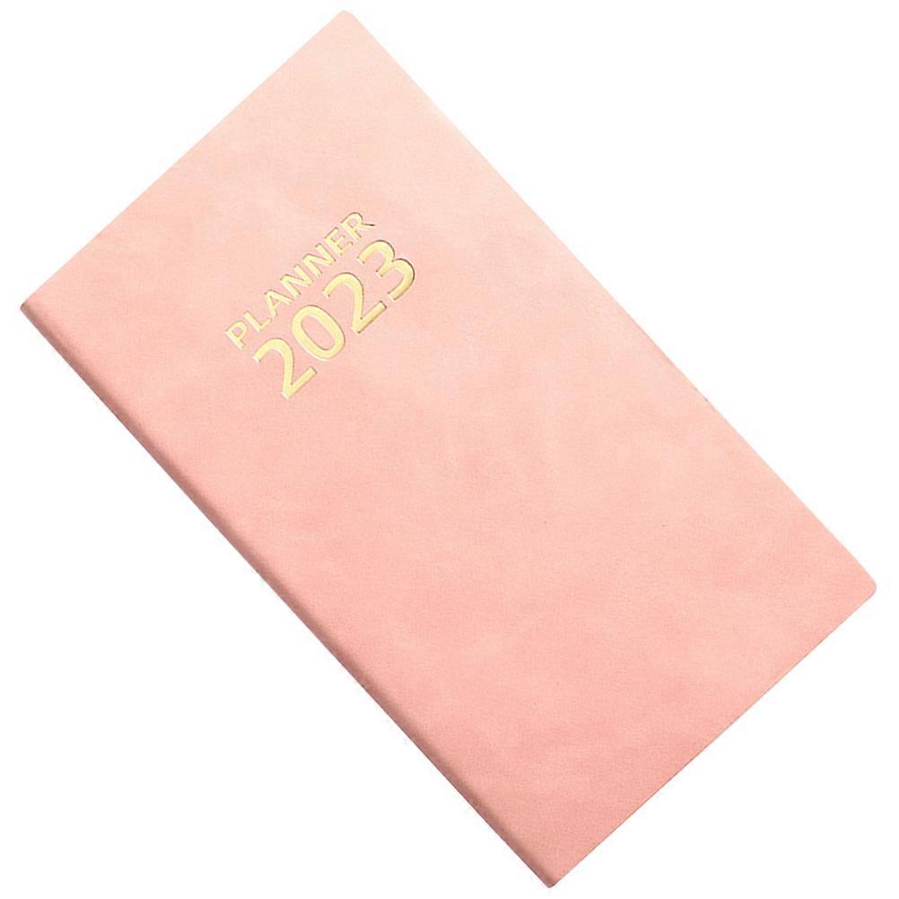 2023 Academic Planner Pink Glazed Printing Paper Minimalist Design Ideal for Office Use 8.5x11 Inches