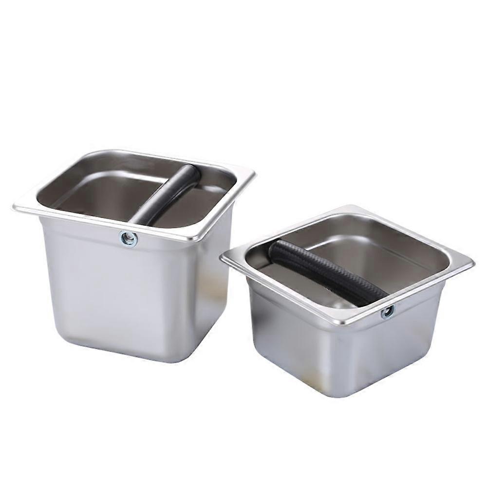 a polished and engaging product description for your **Stainless Steel Espresso Waste Bin Coffee Residue Bucket**:
### π Stainless Steel