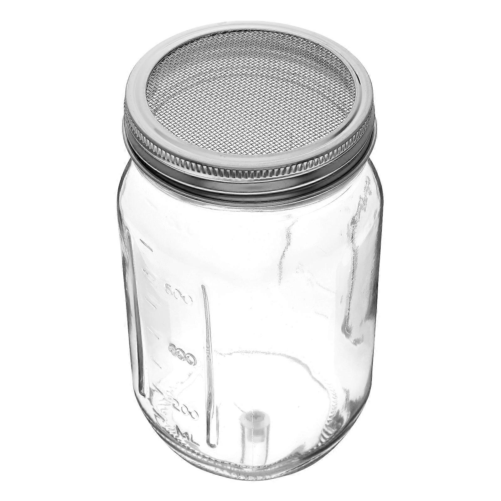 Bug Catching Mason Jar 1000ml Wide Mouth Designed For Outdoor Adventures And Easy Viewing Clear Glass Jar 1 Set
