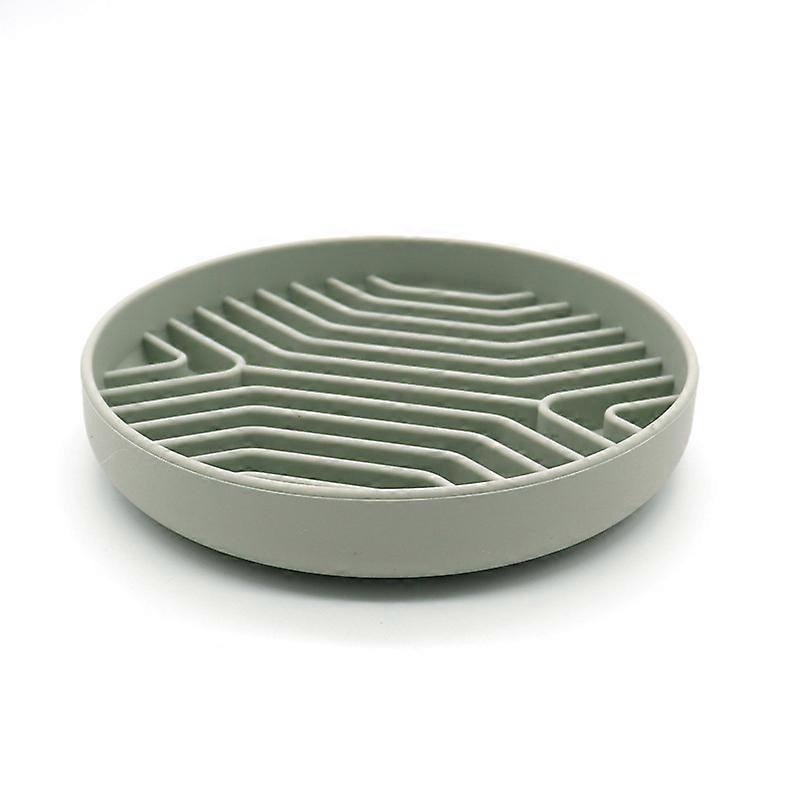 1pc Slow Feeder Dog Bowls, Puzzle Silicone Dog Feeding Bowls with Suct