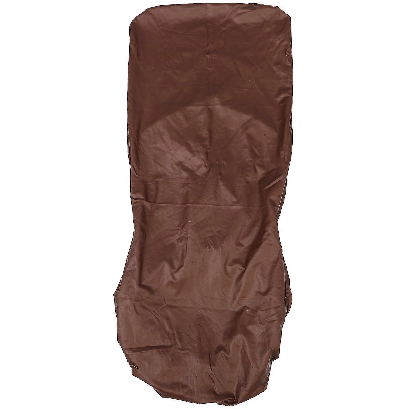 Waterproof Chair Seat Cover Protective Cover for Chairs in Coffee Pu Material 1Pack