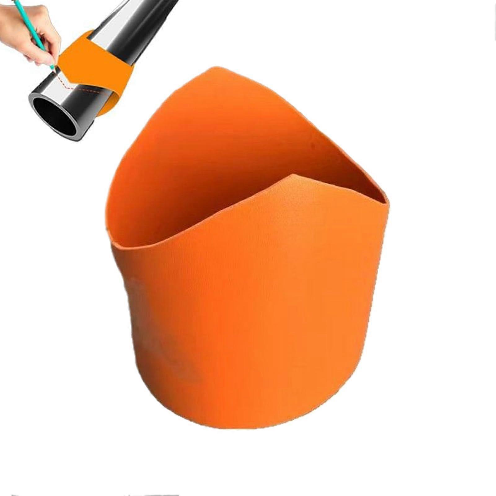 Pipe Saddle Cutting Guide  Precise Contour Template for PVC Metal Pipes