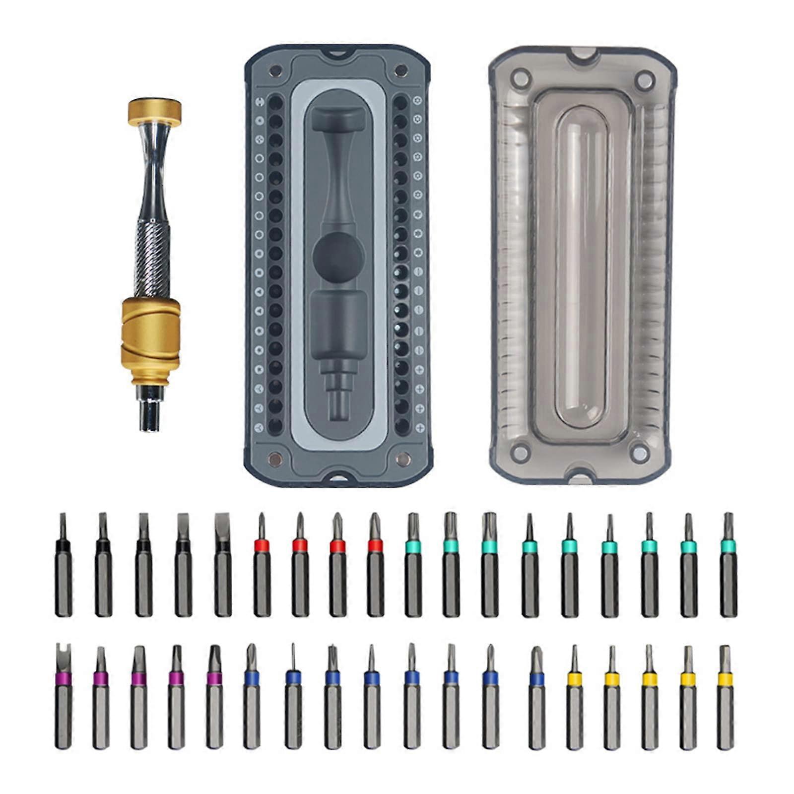 Mini Screwdriver Set, 37 in 1 Precision Tool for Phone, Computer, Watch Repair and Maintenance, Compact and Durable Design