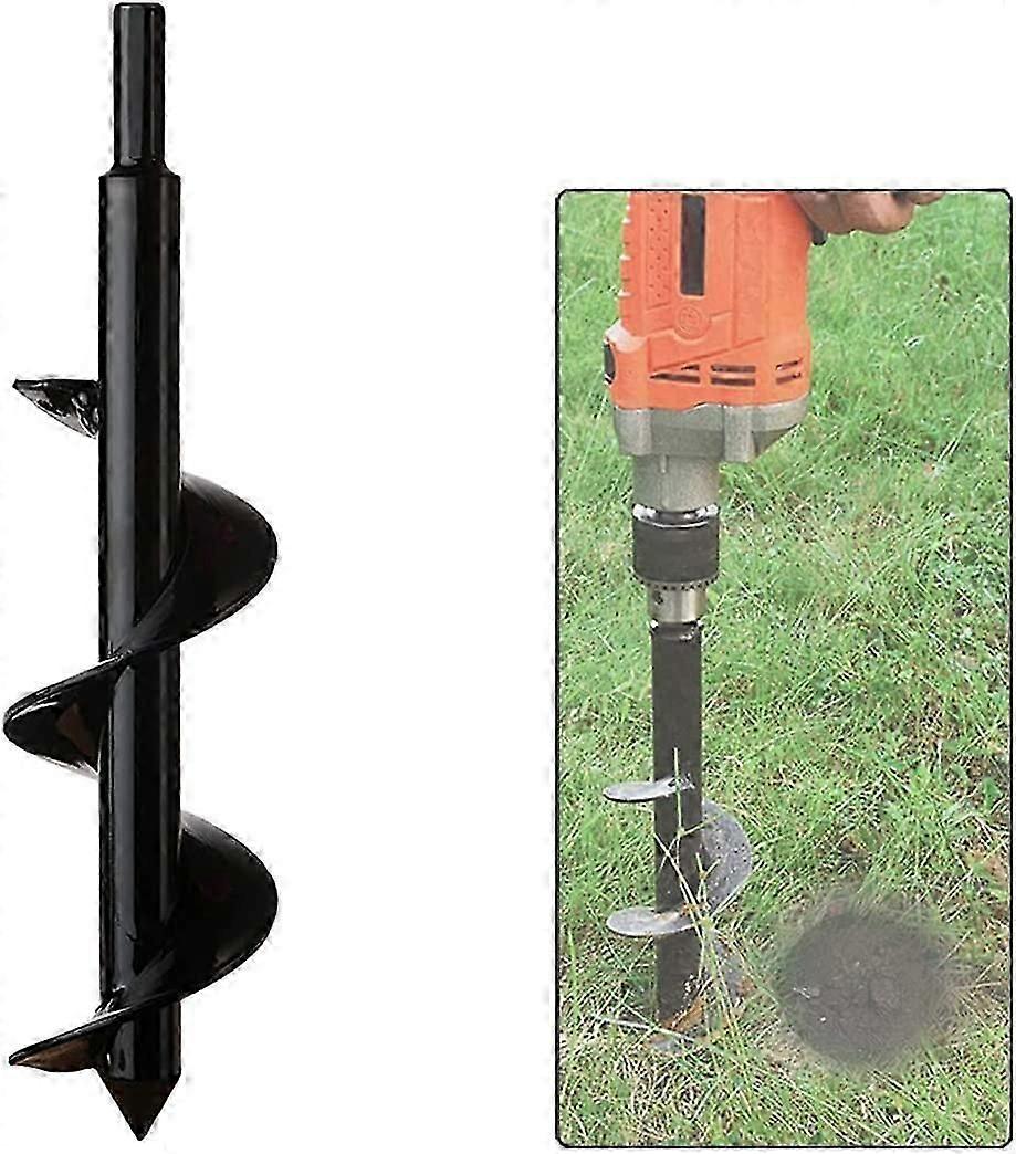 Garden Drill Digger, Soil Cultivator Drill Bit, Hex Shank Rust-Proof Steel, Flower Bulb Planters Auger for Digging Holes Deep Cultivating, DIY Tool fo