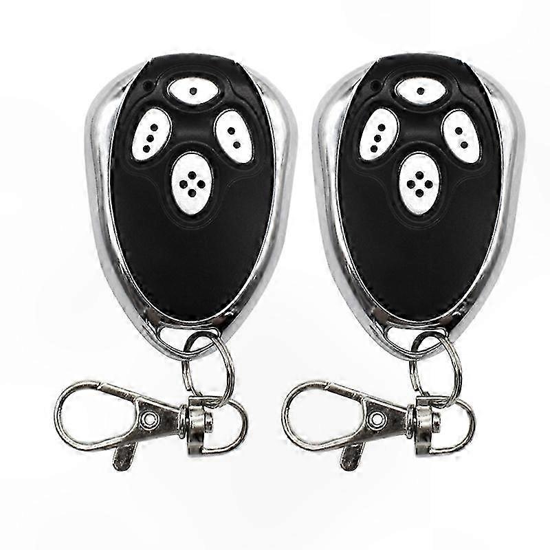 2 Pack Universal Garage Door Remote Control Compatible with 433MHz Systems AT-4 AR-1-500 AN-Motors ASG1000 Rolli Gate Opener Accessory