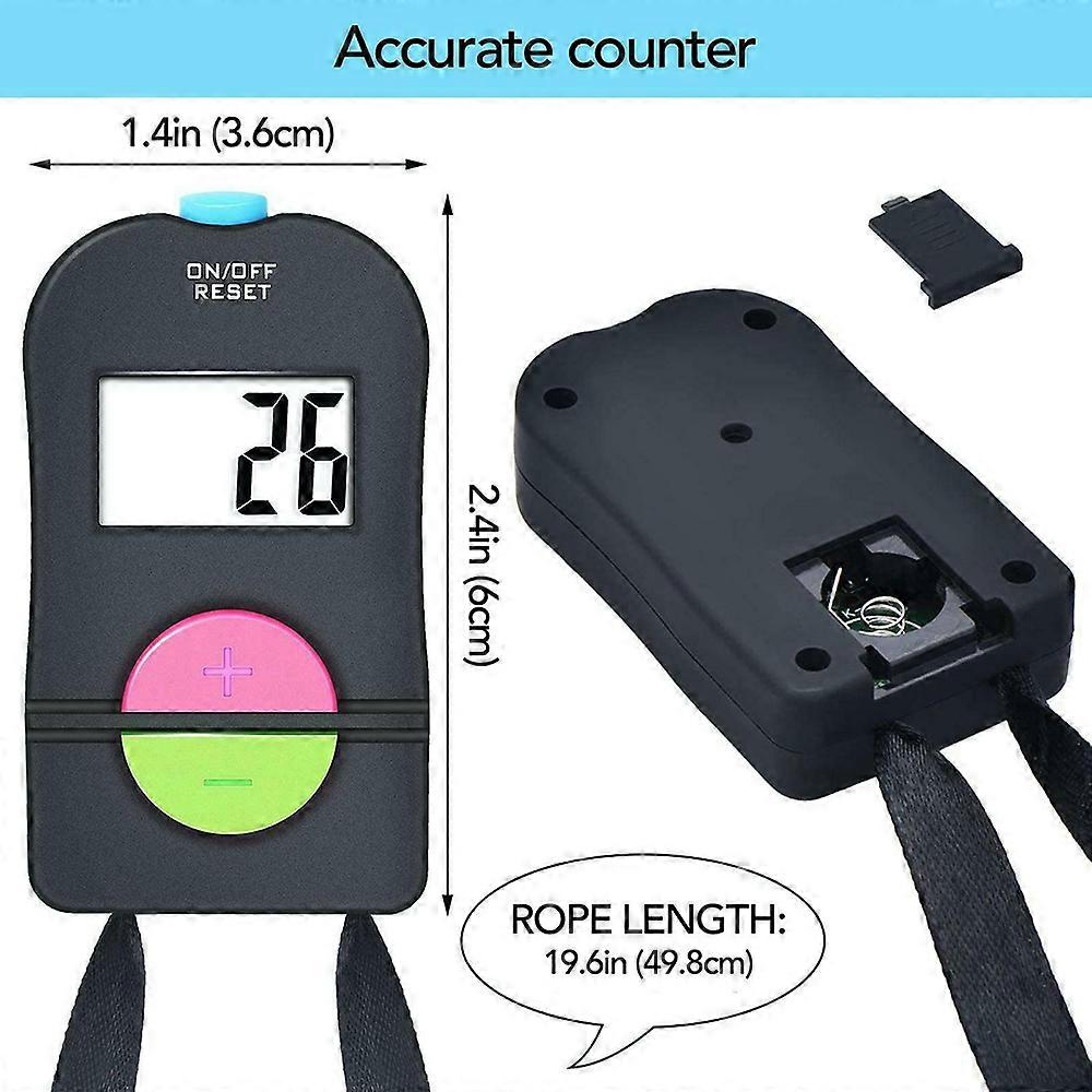 Digital Hand Tally Golf Counter Electronic Manual Clicker Gym Security Running