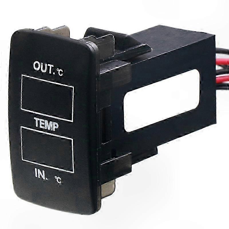 Dual Temperature Display Inside and Outside the Car Dual Temperature Sensor for Civic CRV Fit Jazz City Accord