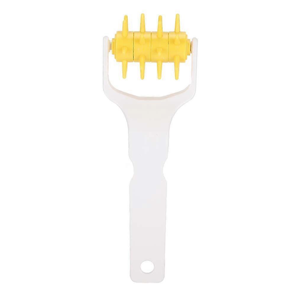 Plastic Rolling Pin for Pizza, Bread, and Pastry Dough with Needles for DIY Kitchen Baking Tools