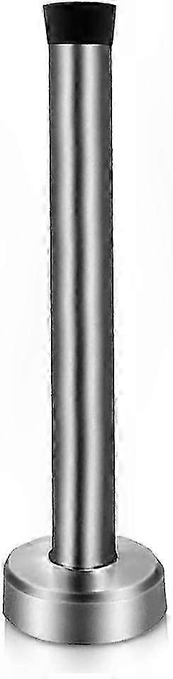 Ekstra lang 6" veggmontert dørstopp med lyddempende gummipolstring