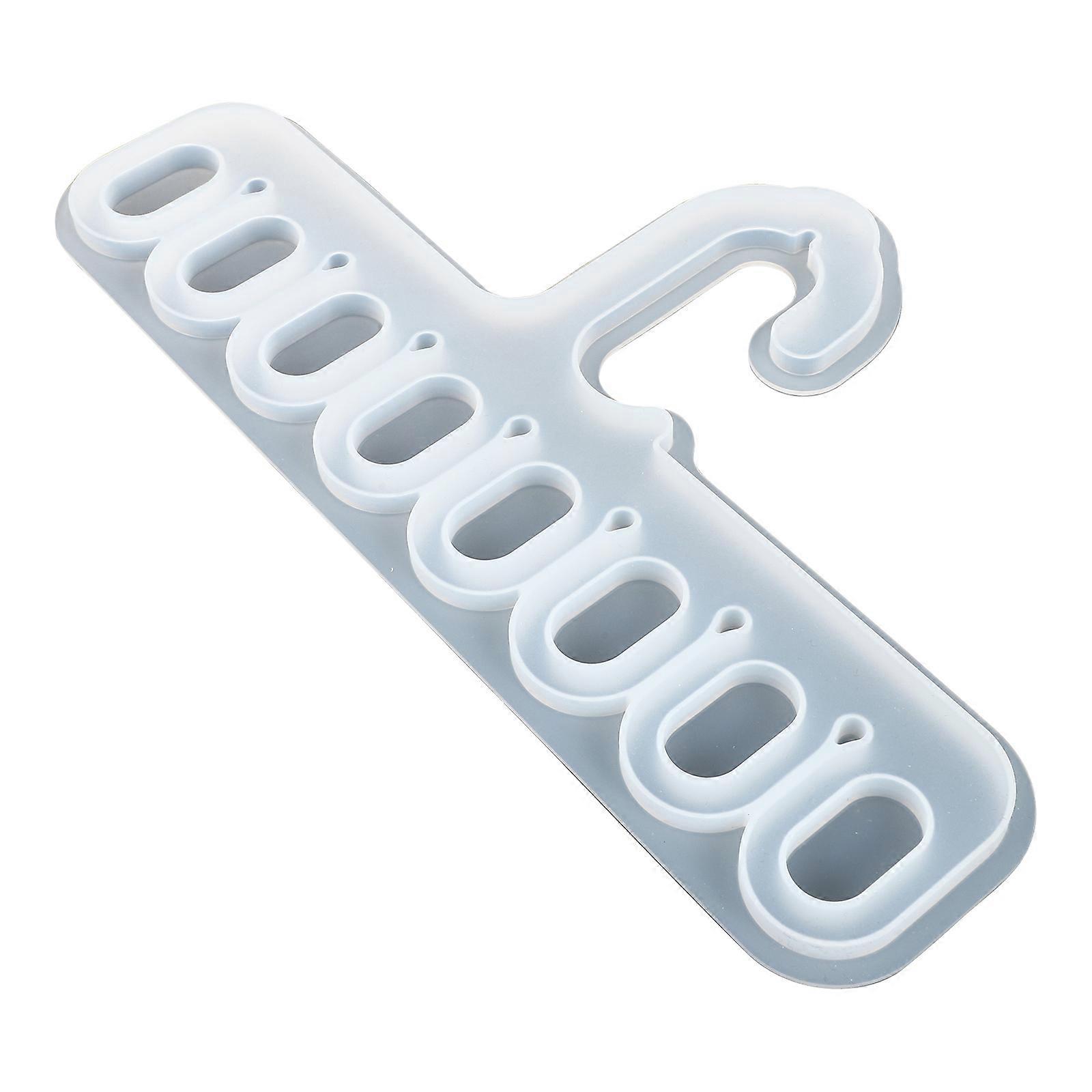Coat Rack Mold Clothes Rack Making Mold for Craft Making Silicone White for Hanger Production 1Set