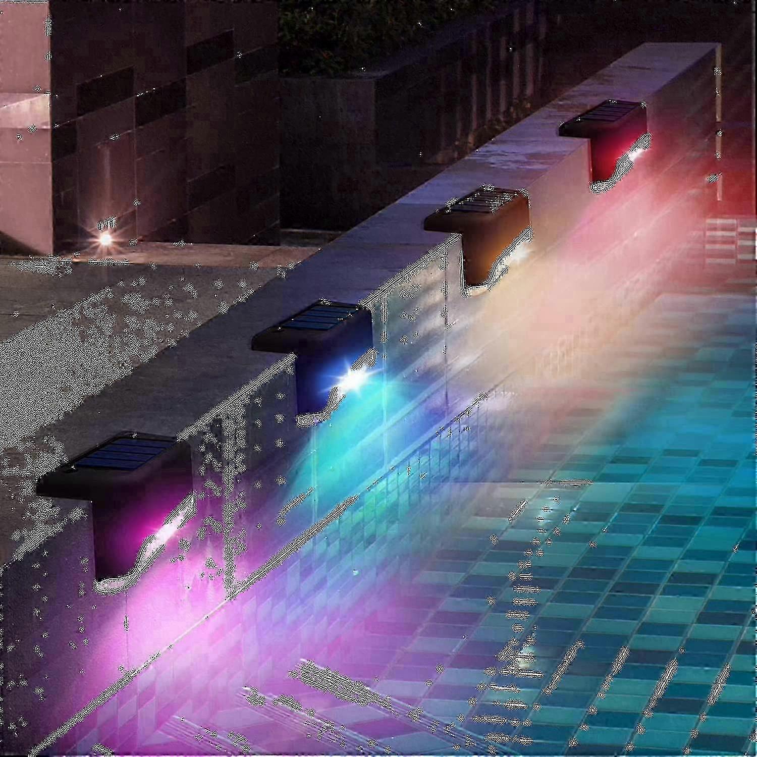 Solar Pool Side S 4-pack, accesorios para piscinas S, terraza LED al aire libre S