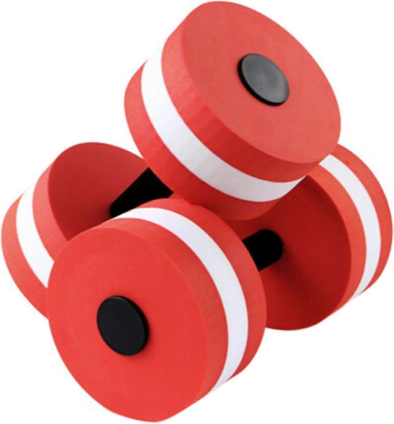 Set of 2 Water Aerobics Swimming Pool Dumbbells for Exercise, High-Density