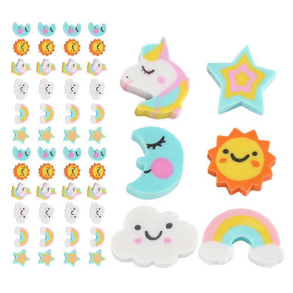 Creative Erasers Mini Pencil Erasers for School 180Pcs Assorted Color Tpr