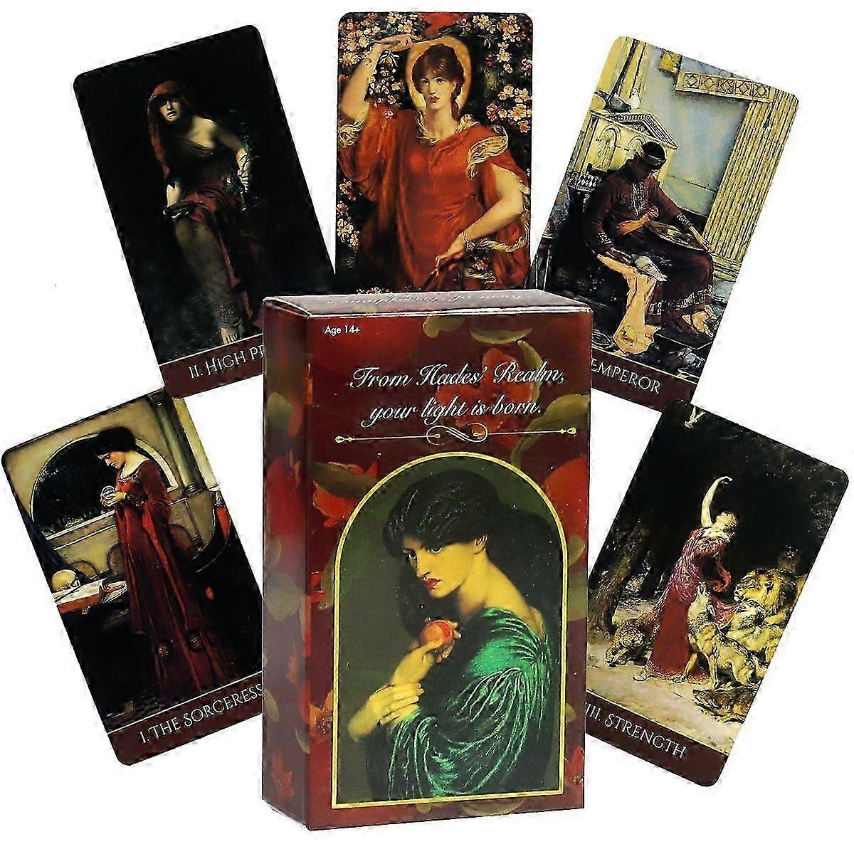 Tarot Cards Deck - 78 Card Deck for Beginners - Divination Tool