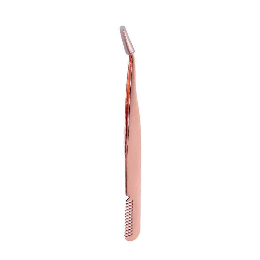 For Steel Eyelash Tweezers, Precision Curved Design for Easy Control, Durable and Stylish Eyelash Remover Tool