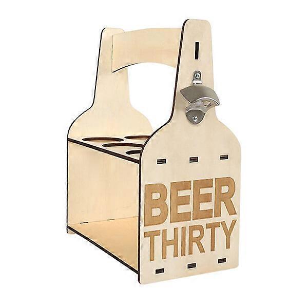 Wooden wine rack, single pack, natural texture and easy to install