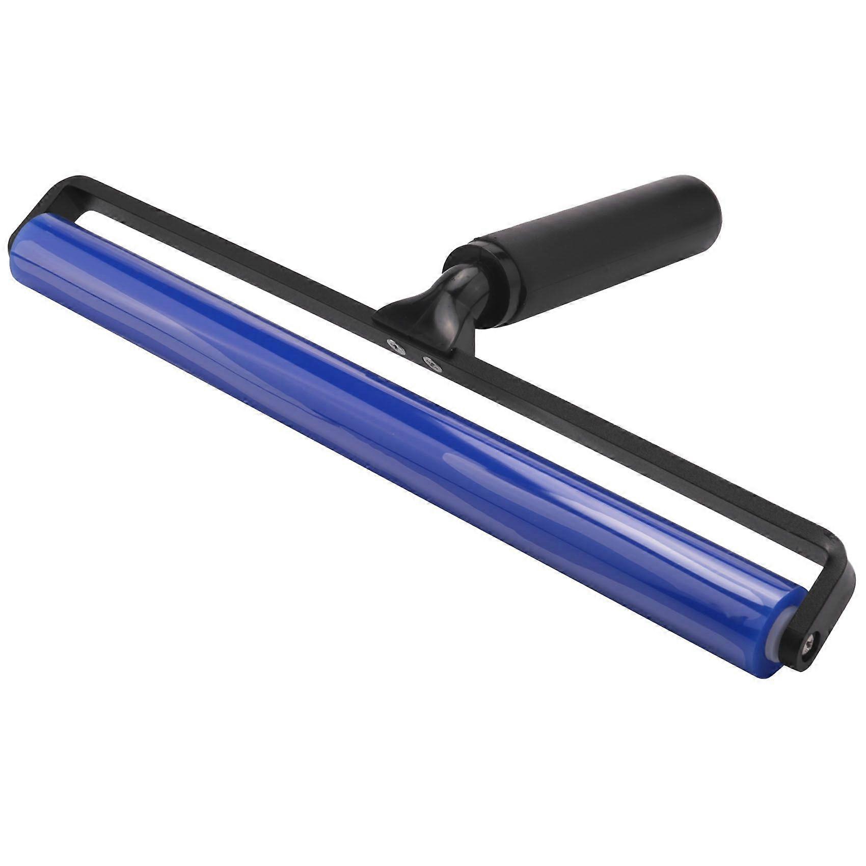 12 Inch Wide Glue Silicone Soft Rubber Pasting Roller Squeegee Rolling Wheel Anti-Static Deadener A