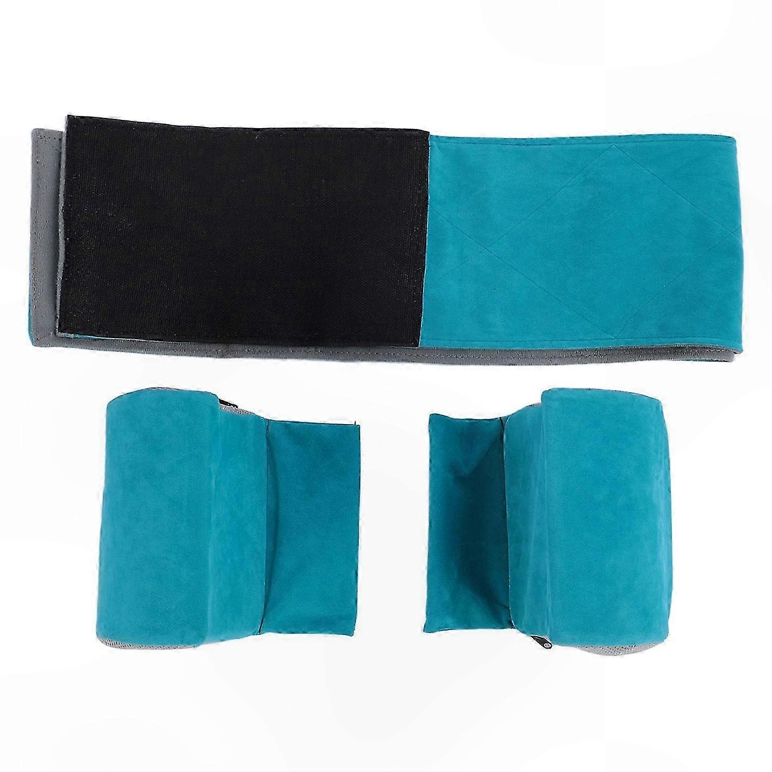 Customizable Wheelchair Support with Detachable Side Protectors and Headrest Cushion
