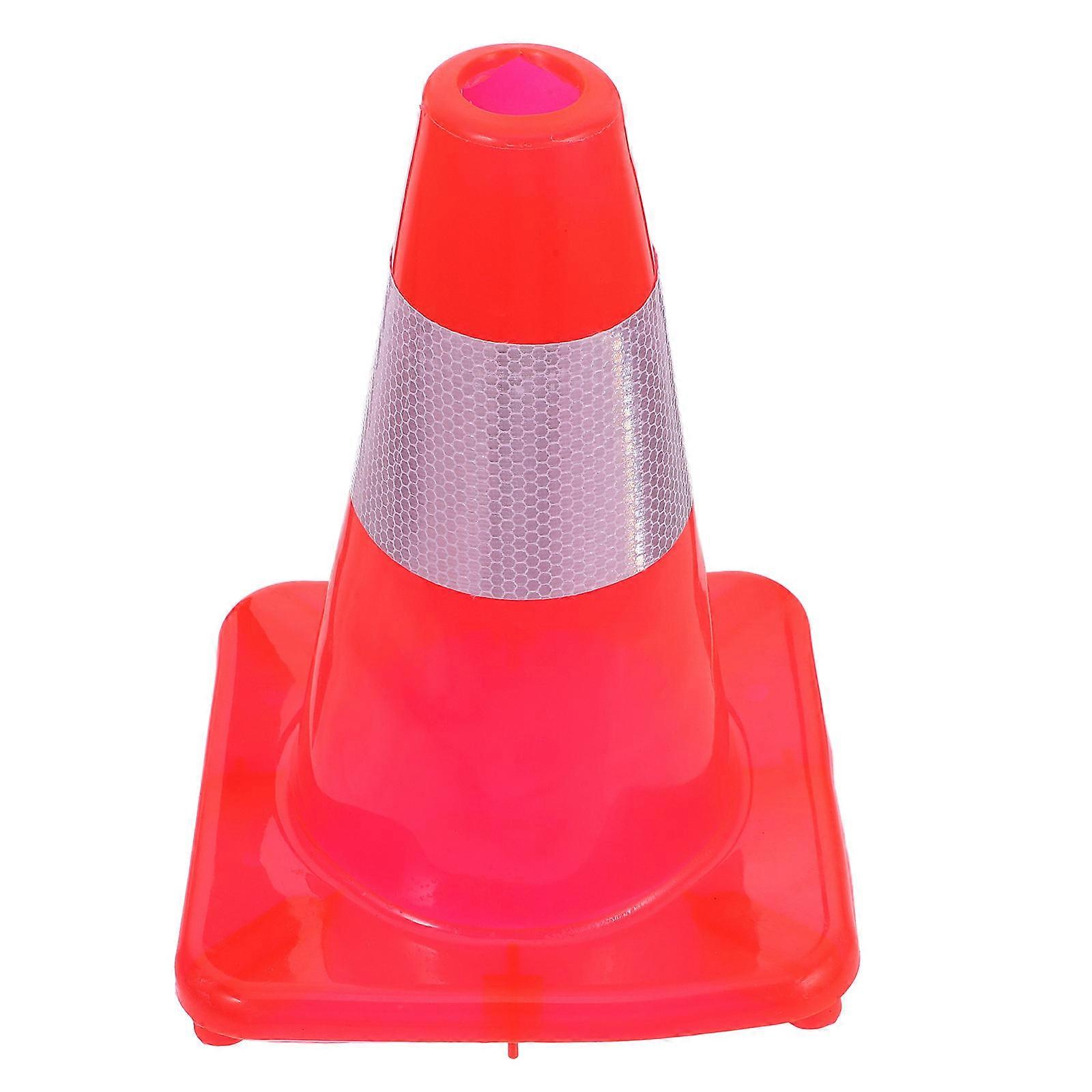 Safety Warning Cone Cone Barricade Highway Driving Practice Plastic Cone Sports Practice Cone Reflective Cone 1 Set