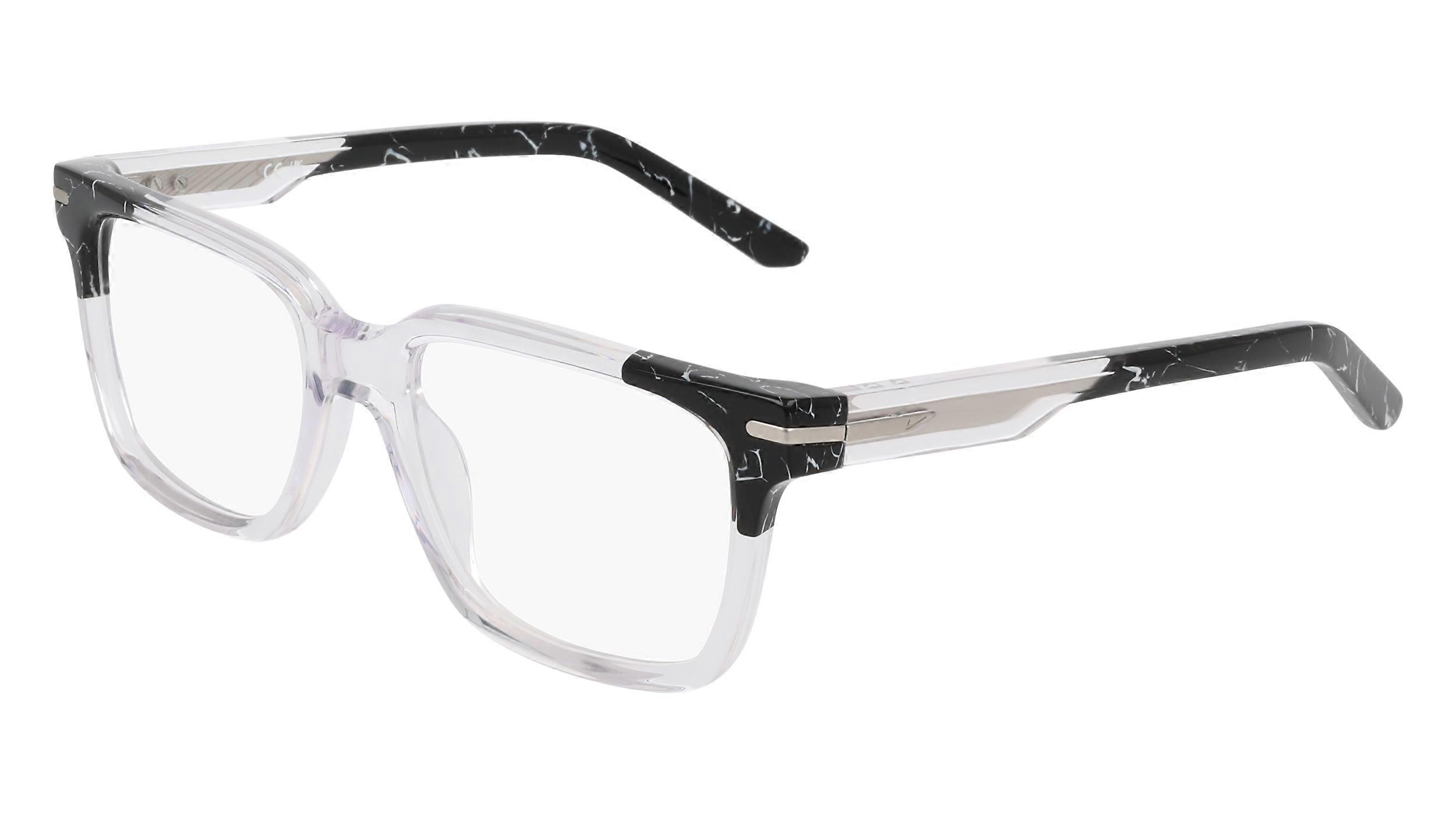 Eyewear Frames NIKE NIKE 7178 900 CRYSTAL/BLACK MARBLE 54/19/145 MALE