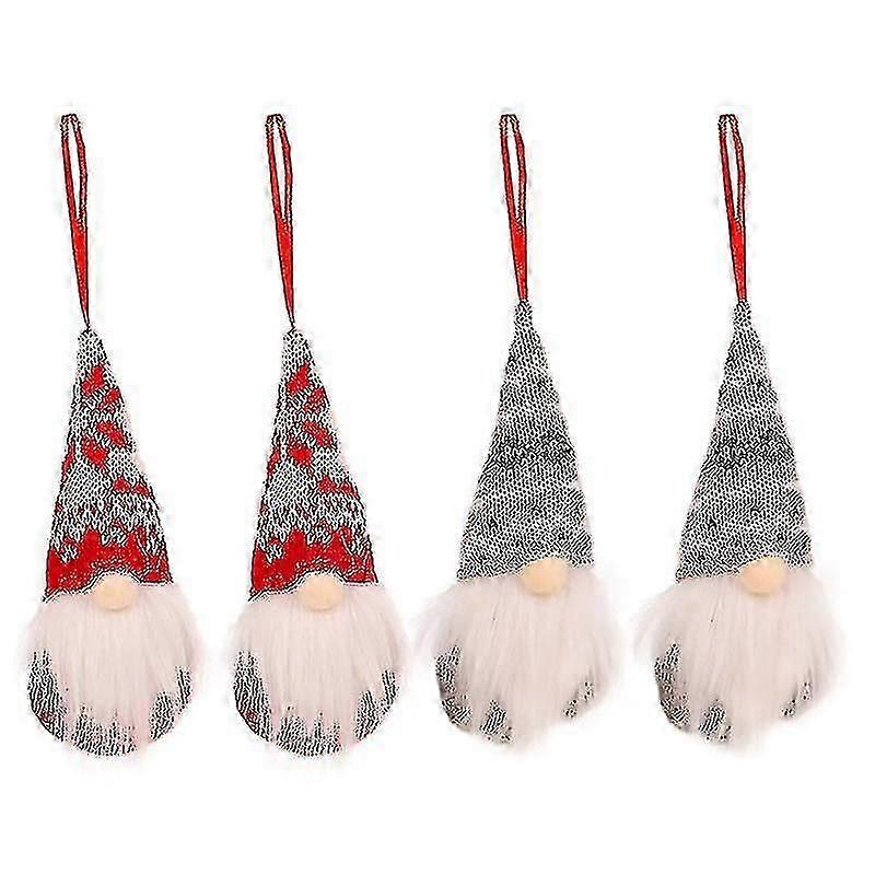 4pcs Christmas Hanging Decor