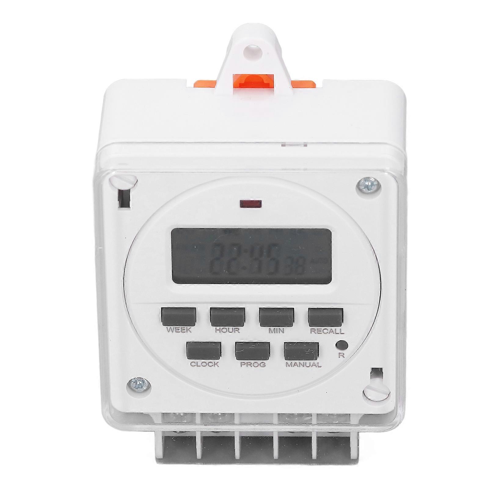 Timer Switch 8 On and Off Settings Digital Weekly Programmable Timer Switch for Home 