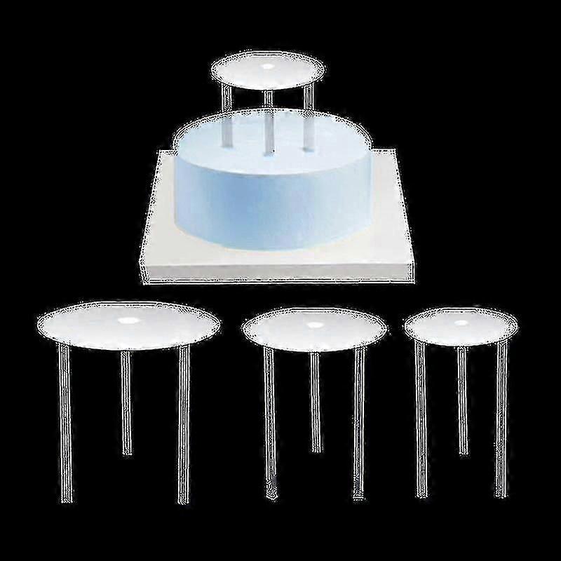 Sturdy Multi-Layer Round Cake Stand for Dessert Display, Baking Tools & Pastry Support Frame