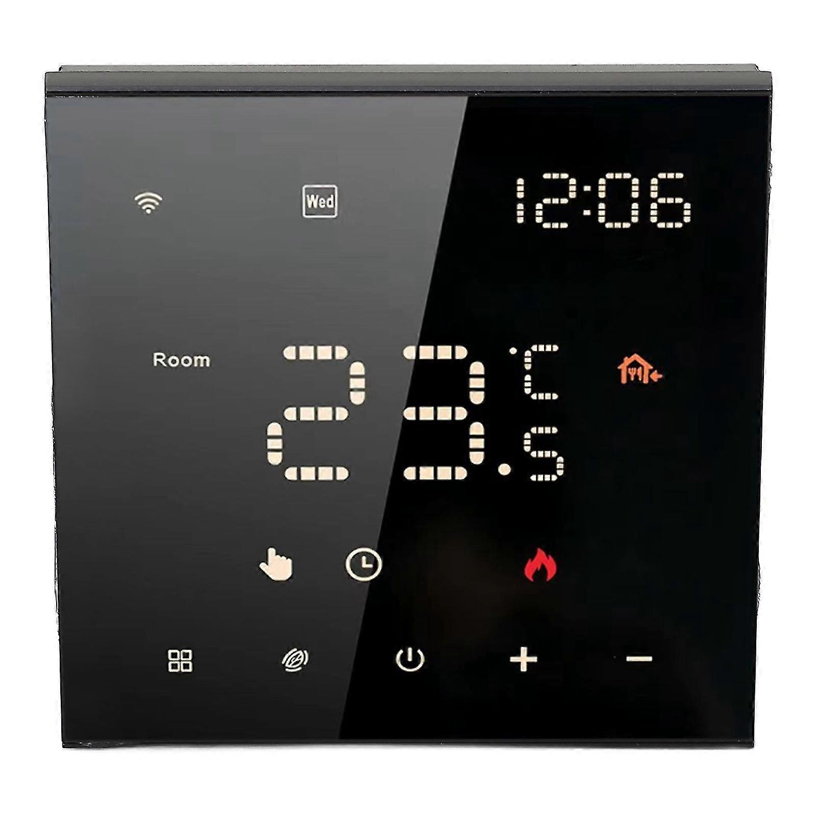 WiFi 7 Day Programmable Digital Touch Screen Smart Thermostat for Home APP Control 100‑250VAC 16A 2025