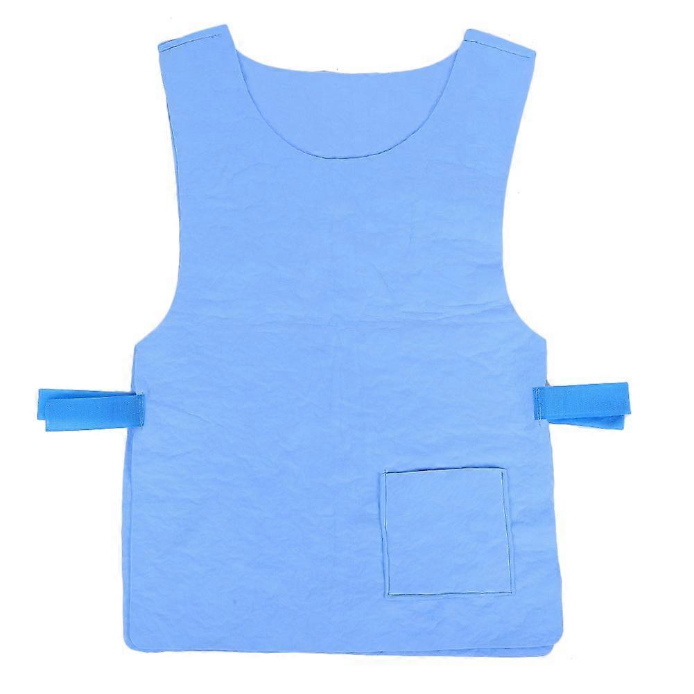 Summer Outdoor Cooling Vest Adjustable Reusable Cycling Running Cool Waistcoat (Blue)