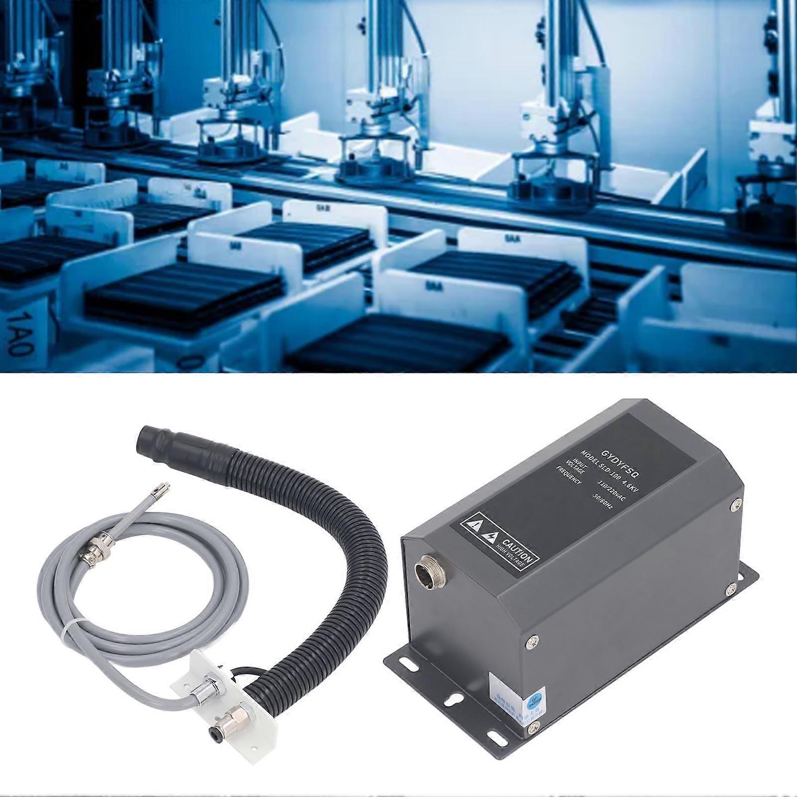 Antistatic Air Gun 10W 360° Rotation LED Ionizer US Plug 110V