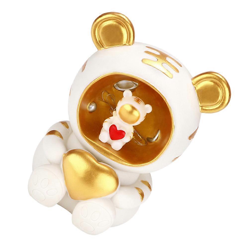 Cartoon Astronaut Piggy Bank for Storage Durable Bear Shape Piggy Bank