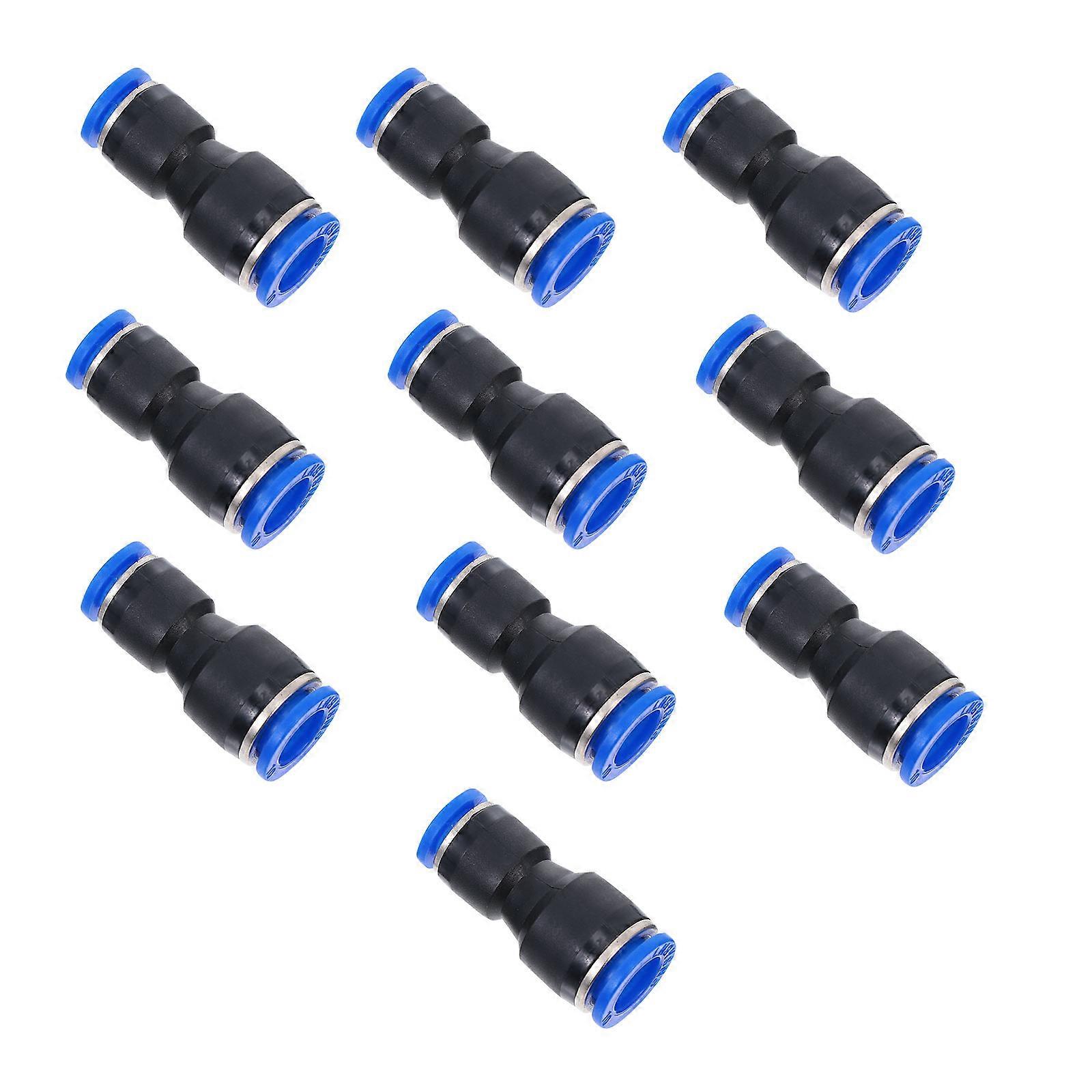 Rapid Plastic Quick-Connect Fittings for Connecting Use 10Pcs Blue