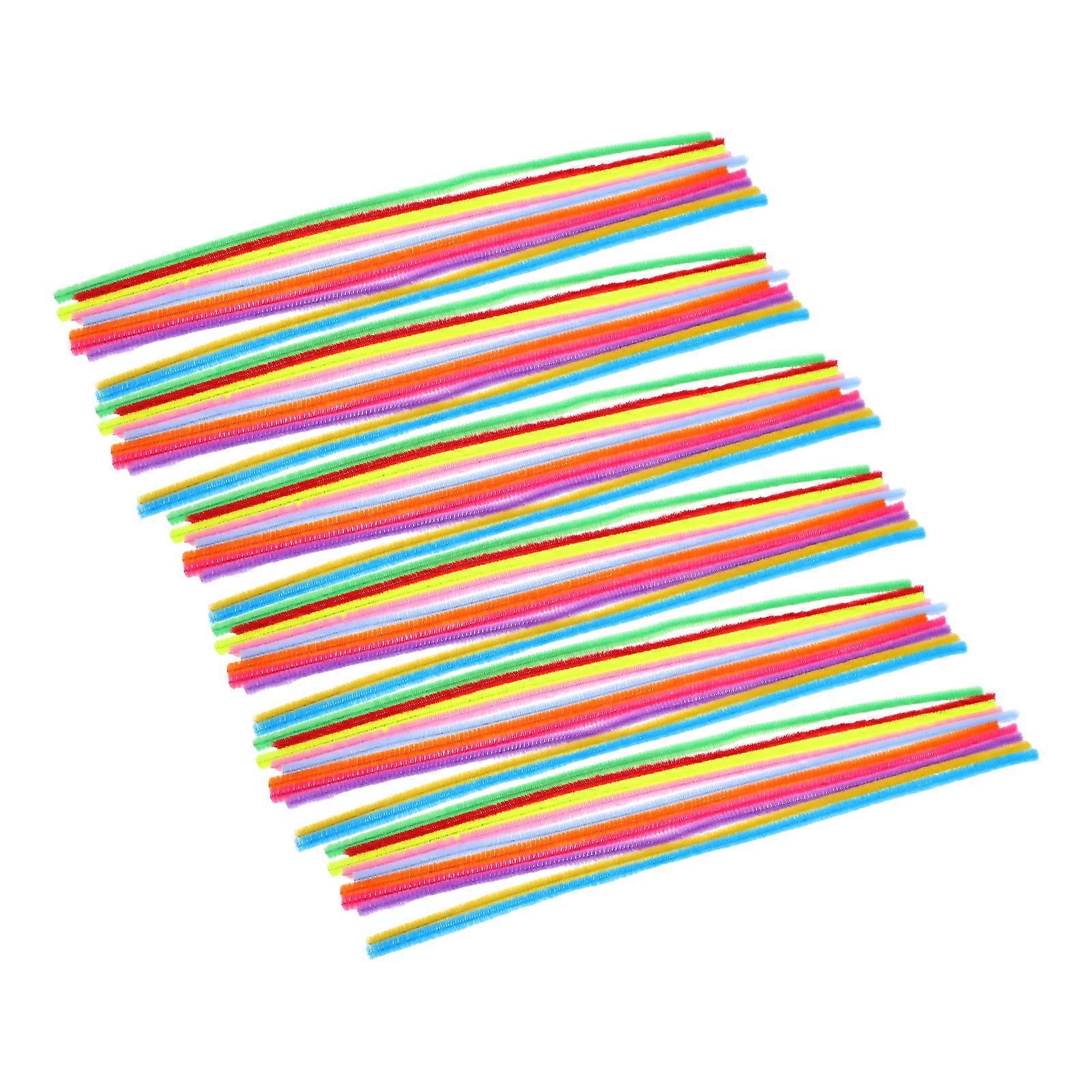 Chenille Pipe Cleaners Craft Set 1500Pcs Multicolor Soft Fuzzy Stems