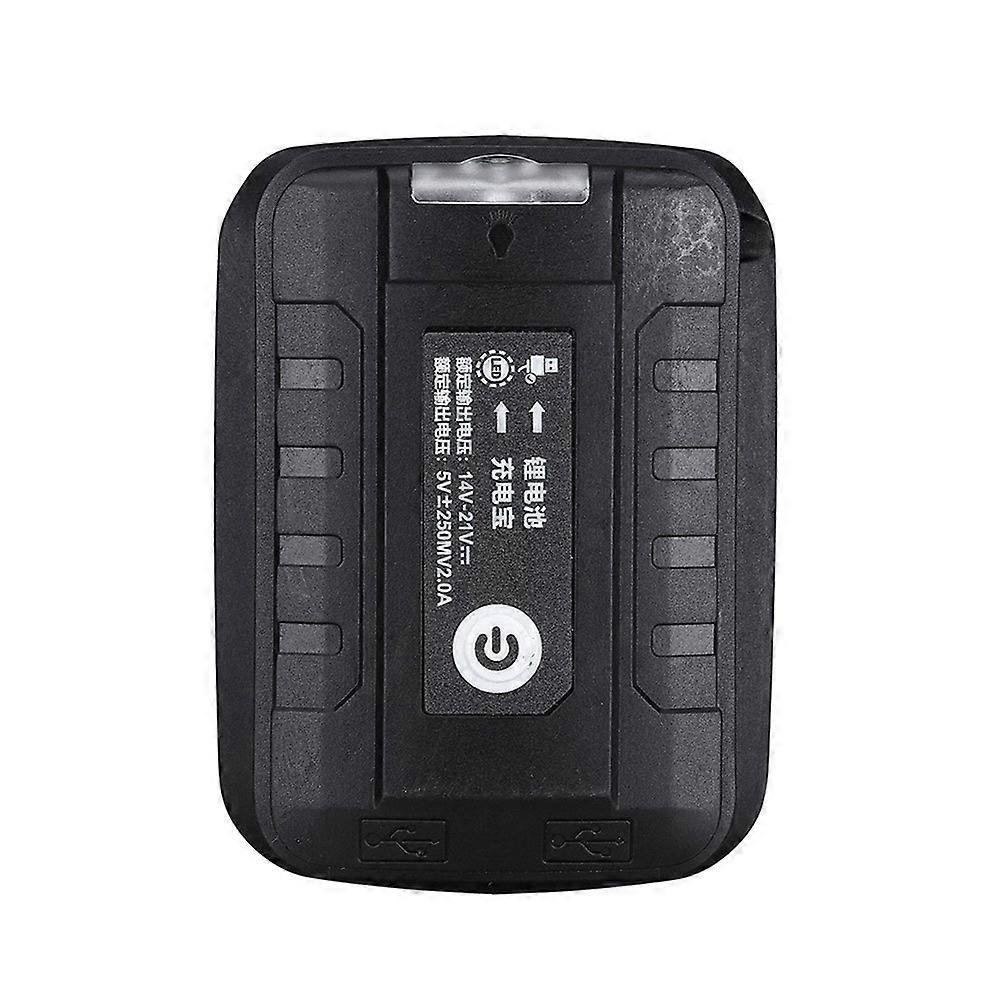 Adapter LED Lamp Flashlight for 18V Li-ion Battery Black