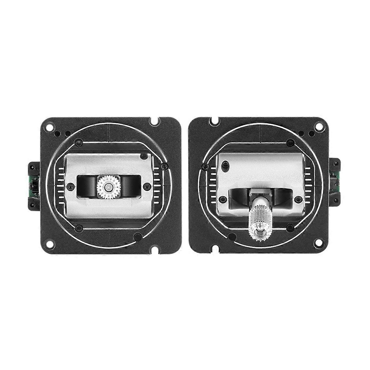 2PCS AG02 CNC Hall Gimbals Two-Way Adjustable Metal Hall Joystick for TX16S MKII/TX15/BOXER Remote Control Black