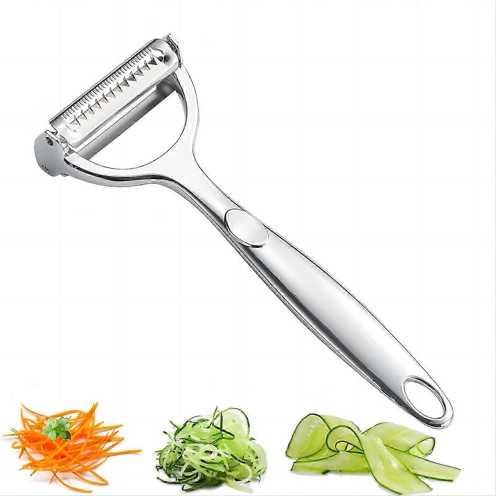 Stainless Steel Double-Edged Peeler for Efficient Kitchen Tasks 2025